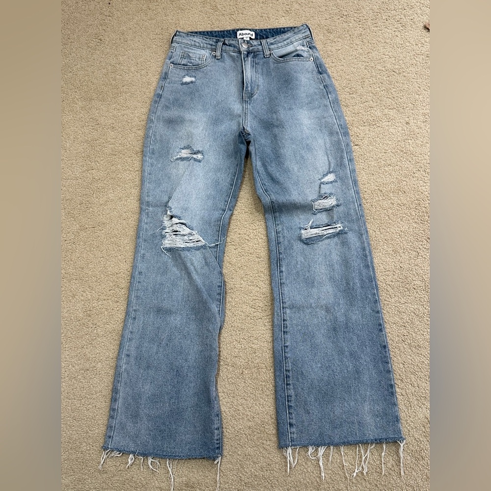 Abound Distressed Blue Jeans 27